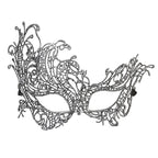 Silver Lace Masquerade Mask