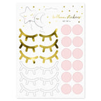 Lashes Cute Face Sticker Sheets (10pk)