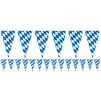 Bavarian Pennant Plastic Bunting - 4m