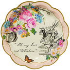 Alice in Wonderland Plates - 17cm (12pk)