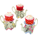 Alice in Wonderland Teapot Cake Stands - 8cm (6pk)