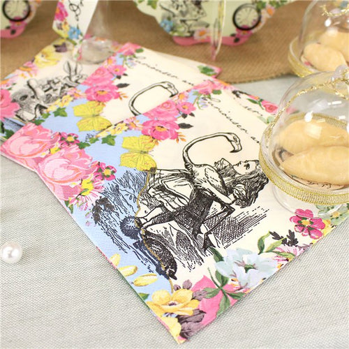 Alice in Wonderland Napkins - 25cm (20pk)
