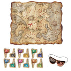 Pirate Treasure Map Game (14pcs)