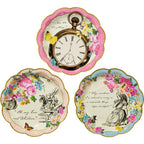 Alice in Wonderland Plates - 17cm (12pk)