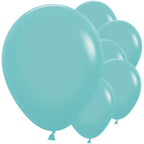 Fashion Aquamarine Sempertex Latex Balloons - 12" (50pk)