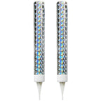 Silver Fountain Candles - 15cm (2pk)