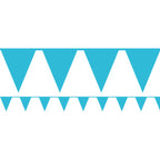 Turquoise Paper Bunting - 4.5m
