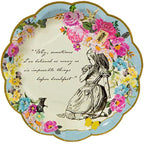 Alice in Wonderland Plates - 17cm (12pk)