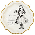 Alice in Wonderland Plates - 23cm (12pk)