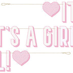 It's A Girl Paper Banner - 1.8m