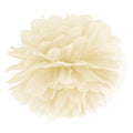 Cream Pom Pom Decoration - 35cm