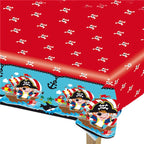 Captain Pirate Plastic Table Cover - 1.2m x 1.8m