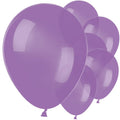Purple Metallic Latex Balloons - 11" (10pk)