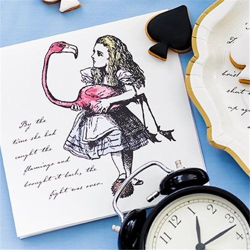 Alice in Wonderland Paper Napkins - 33cm (20pk)