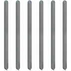 Silver Chrome Modelling Balloons - 260Q Latex (100pk)
