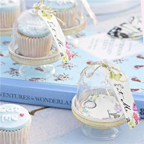 Alice in Wonderland Cake Dome, Tag & Doily Set (6pk)