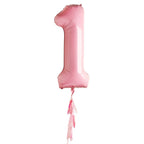 Pastel Pink 1st Birthday Balloon -  40" Foil