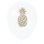 Pineapple Print Balloons - 11" Latex (6pk)
