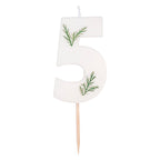 Number 5 Leaf Foliage Candle