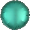 Jade Green Satin Luxe Circle Foil Balloon - 18"