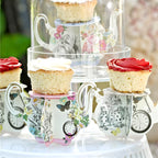 Alice in Wonderland Teapot Cake Stands - 8cm (6pk)