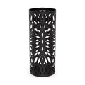 Round Metal Umbrella Stand in Black | M&W