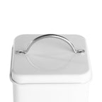 Stainless Steel Tea, Coffee & Sugar Canisters White | M&W