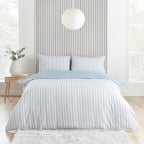 Catherine Lansfield Meadowsweet Sea Spray Blue Floral Duvet Set