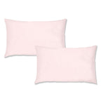 Bianca Blush Pink 200TC 100% Cotton Percale Housewife Pillowcase Pair
