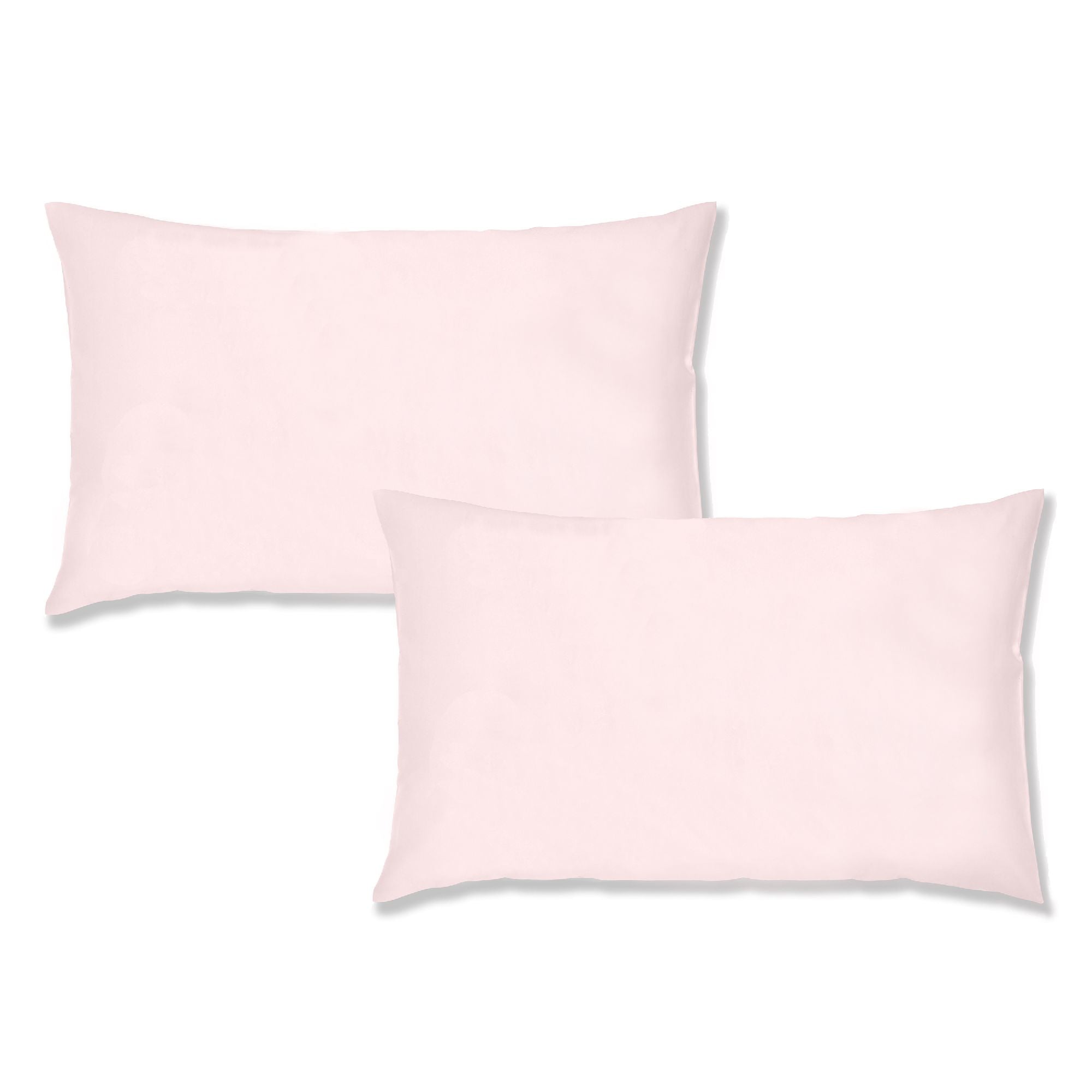 Bianca Blush Pink 200TC 100% Cotton Percale Housewife Pillowcase Pair