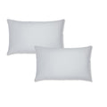Bianca Grey 200TC 100% Cotton Percale Housewife Pillowcase Pair
