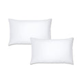 Bianca White 200TC 100% Cotton Percale Housewife Pillowcase Pair