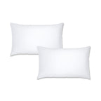 Bianca White 200TC 100% Cotton Percale Housewife Pillowcase Pair