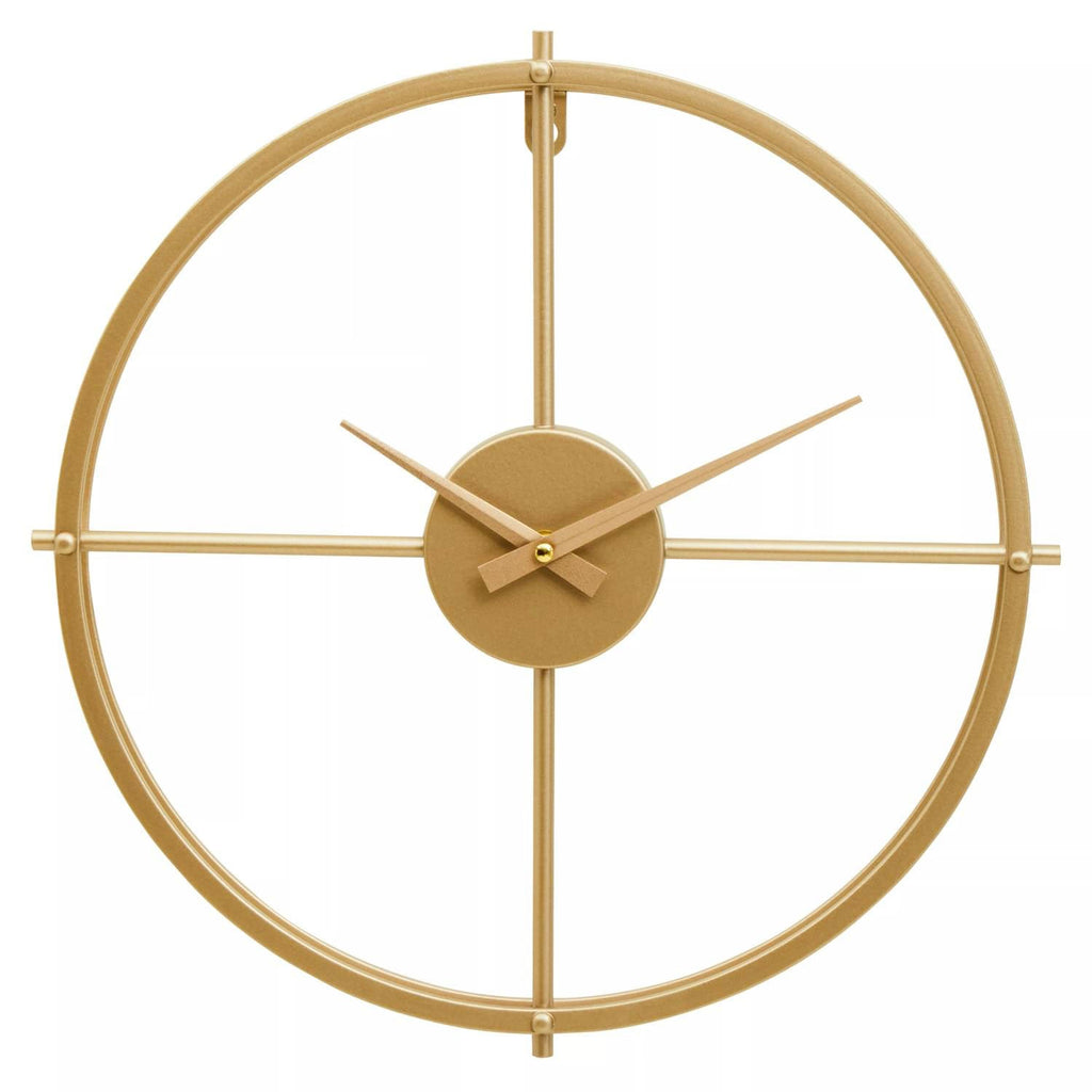 Kent Small Gold Finish Wall Clock