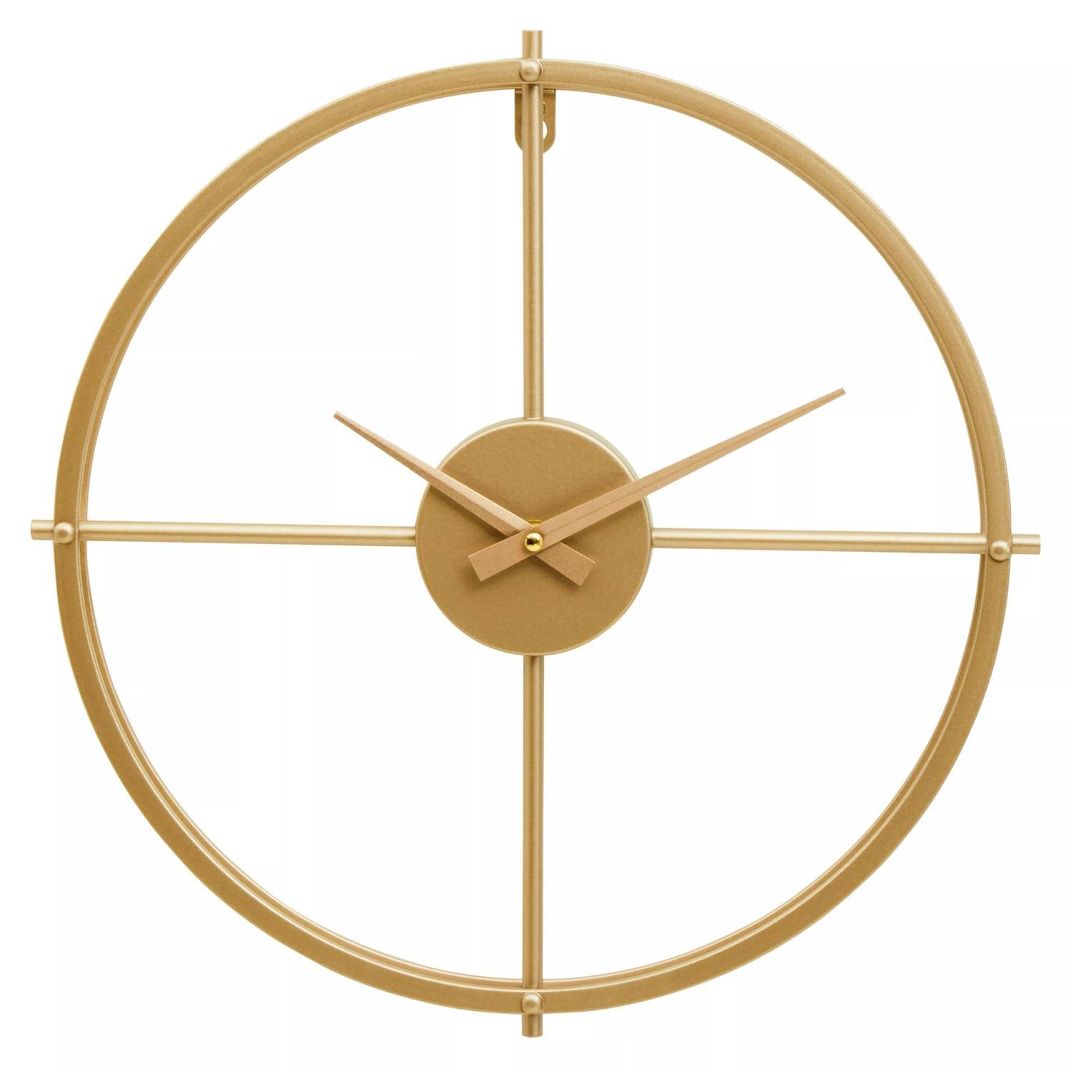 Kent Small Gold Finish Wall Clock
