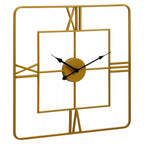 Kent Gold Finish Square Wall Clock