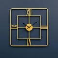 Kent Gold Finish Square Wall Clock