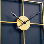 Kent Gold Finish Square Wall Clock