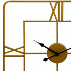 Kent Gold Finish Square Wall Clock