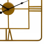 Kent Gold Finish Square Wall Clock