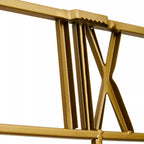 Kent Gold Finish Square Wall Clock