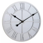 Kent Silver Mirrored Wall Clock