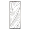 Trento Small Black Leaf Design Wall Art