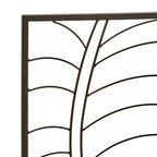 Trento Small Black Leaf Design Wall Art