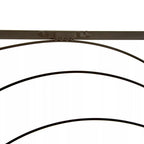 Trento Small Black Leaf Design Wall Art