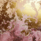 Astratto Cream And Mauve Wall Art