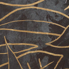 Astratto Canvas Black and Gold Wall Art