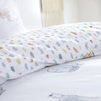 Bianca White Zoo Animals Kids 100% Cotton Duvet Set