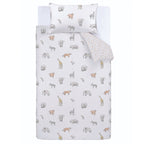 Bianca White Zoo Animals Kids 100% Cotton Duvet Set