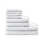 Catherine Lansfield Quick Dry White Cotton 8 Piece Towel Bale Set